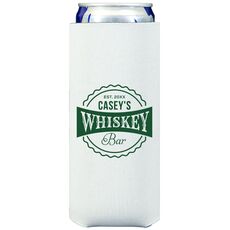 Whiskey Bar Label Collapsible Slim Huggers