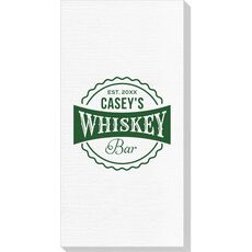 Whiskey Bar Label Deville Guest Towels