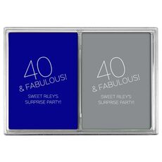 40 & Fabulous Double Deck Playing Cards
