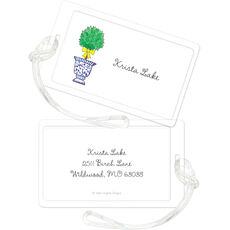Topiary Luggage Tags