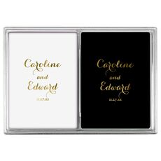 Darling Script Double Deck Playing Cards