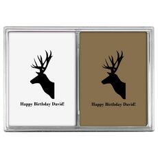 Deer Buck Double Deck Playing Cards