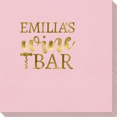 Corkscrew Wine Bar Napkins