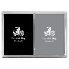 Motorcycle Double Deck Playing Cards