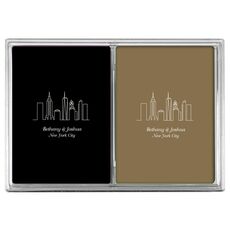 New York City Skyline Double Deck Playing Cards