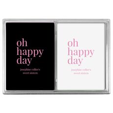 Oh Happy Day Double Deck Playing Cards