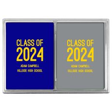 Proud Class of Graduation Double Deck Playing Cards