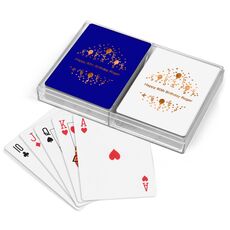 Balloons and Streamers Double Deck Playing Cards
