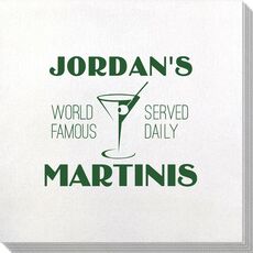 World Famous Martinis Bamboo Luxe Napkins