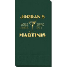 World Famous Martinis Guest Towels