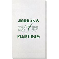World Famous Martinis Bamboo Luxe Guest Towels