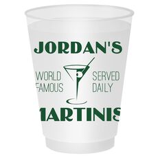 World Famous Martinis Shatterproof Cups