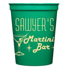 Retro Martini Bar Stadium Cups