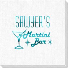 Retro Martini Bar Deville Napkins
