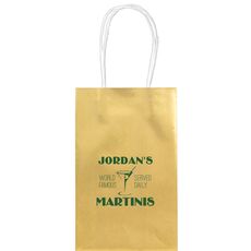 World Famous Martinis Medium Twisted Handled Bags