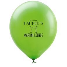 Martini Lounge Latex Balloons