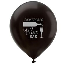 Pouring Wine Glass Latex Balloons
