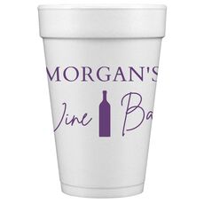 Wine Bar Styrofoam Cups