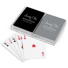 Seventy-Five & Sensational Double Deck Playing Cards