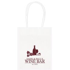 Time to Wine Down Mini Twisted Handled Bags
