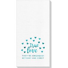 Confetti Hearts True Love Deville Guest Towels