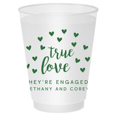 Confetti Hearts True Love Shatterproof Cups