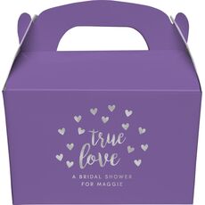 Confetti Hearts True Love Gable Favor Boxes
