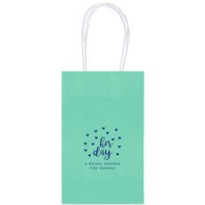 Confetti Hearts Her Day Medium Twisted Handled Bags
