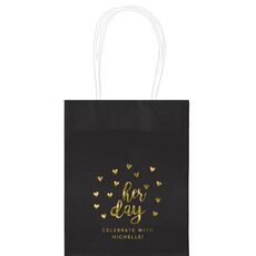 Confetti Hearts Her Day Mini Twisted Handled Bags