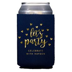 Confetti Hearts Let's Party Collapsible Huggers