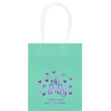 Confetti Hearts Oh Baby Mini Twisted Handled Bags