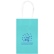 Confetti Hearts Our Day Medium Twisted Handled Bags