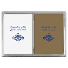 Simply Ornate Scroll Double Deck Playing Cards
