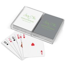 Sixty-Five & Sensational Double Deck Playing Cards