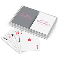 Studio 60 and Sensational Double Deck Playing Cards