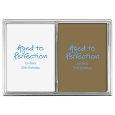 Studio Aged to Perfection Anniversary Double Deck Playing Cards