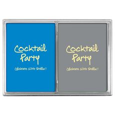 Studio Cocktail Party Double Deck Playing Cards