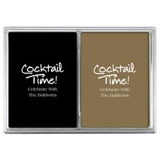 Studio Cocktail Time Double Deck Playing Cards