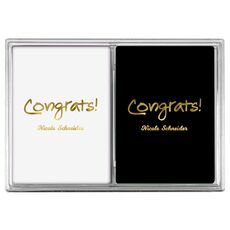 Studio Congrats Double Deck Playing Cards