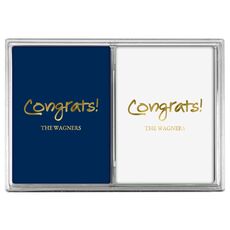Studio Congrats Double Deck Playing Cards