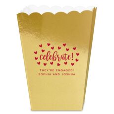 Confetti Hearts Celebrate Mini Popcorn Boxes