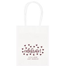 Confetti Hearts Celebrate Mini Twisted Handled Bags