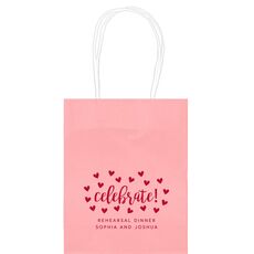 Confetti Hearts Celebrate Mini Twisted Handled Bags