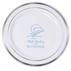 Whale Premium Banded Plastic Plates