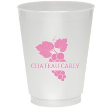 Wine Grapes Colored Shatterproof Cups