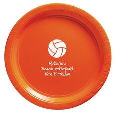 Volleyball Paper Plates