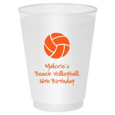 Volleyball Shatterproof Cups