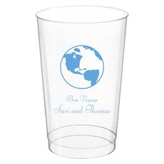 World Traveler Clear Plastic Cups