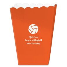 Volleyball Mini Popcorn Boxes
