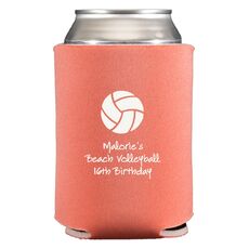 Volleyball Collapsible Koozies